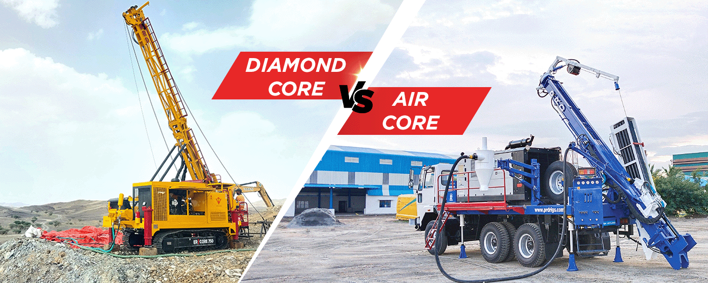 Exploring the Differences between Air Core Drilling and Diamond Core Drilling